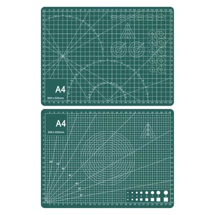 Table Tennis Racket Rubber A4 Cutting Pad Enlarged and Thickeneded Handmade Board Multi-Functional Double-Sided Cutting Green Soft Table Mat
