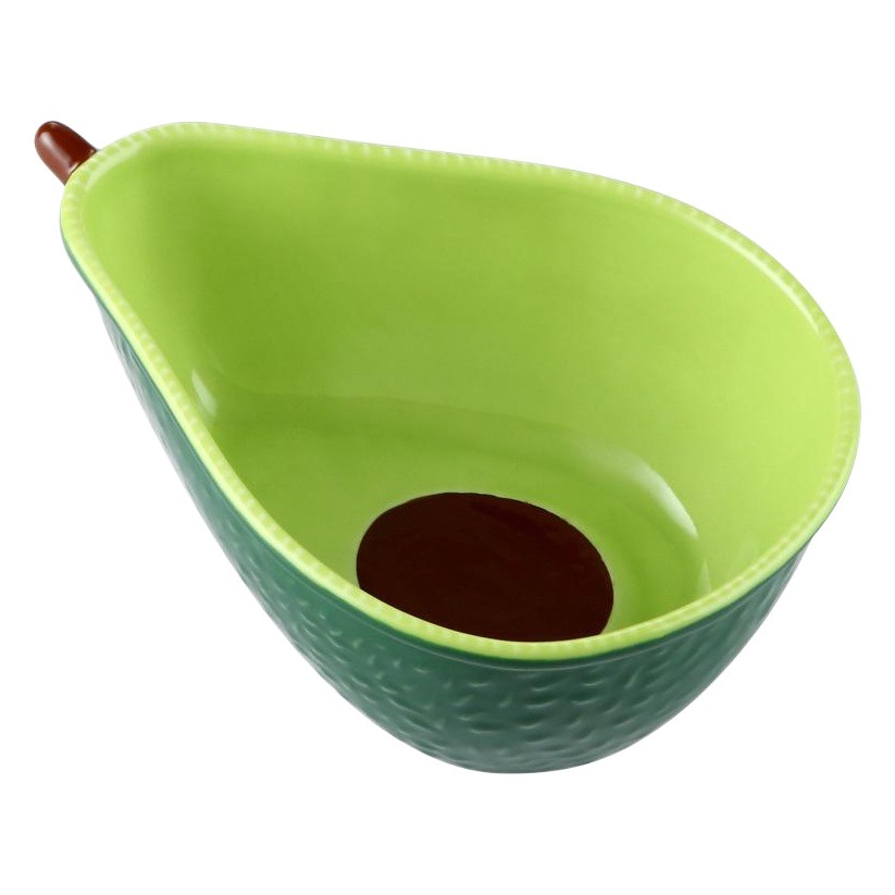 INS linda chica creativa aguacate cerámica hogar ensalada de frutas plato de merienda plato de postre plato de merienda