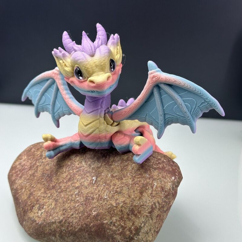 3dプリントカラー飛龍翼関節は、目のクールな子供のおもちゃの露店をシミュレートすることができます|undefined