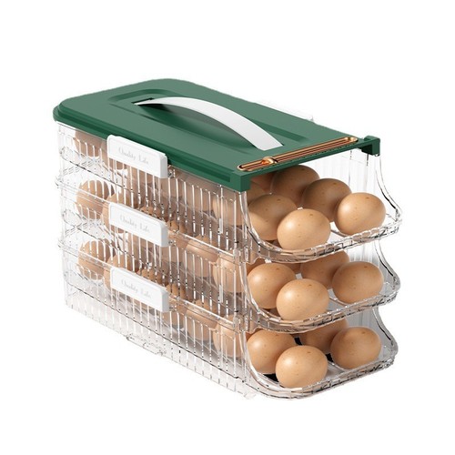 Egg storage box, refrigerator special food-grade crisper, side door storage, sealed egg rack, kitchen organization artifact