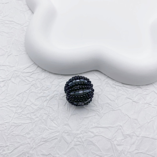 Creative woven beads handmade with zircon