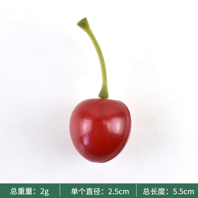 플라스틱 빨간 체리