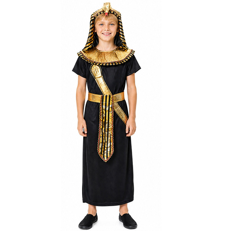 Halloween Cos Costume Ancient Egyptian Clothes Pharaoh Dress up Halloween Kidsren's Party Party Performance Clothes Costumes