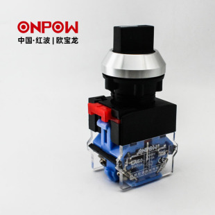 Las0-K-11X/21 Knob Switch Onpow Chinese Red Wave Opel Dragon 22mm Keeps Self-Restoring Select Switch