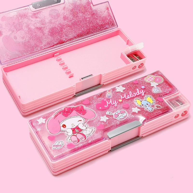 Sanrio, двусторонний складной карандашный пенал для учащихся начальной школы для мальчиков и девочек