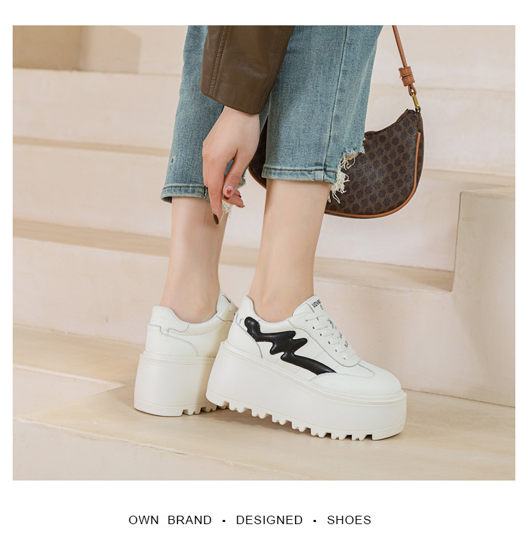 Vielseitige Damen Freizeitschuhe Mit Dicker Sohle Für Herbst_voghion.com