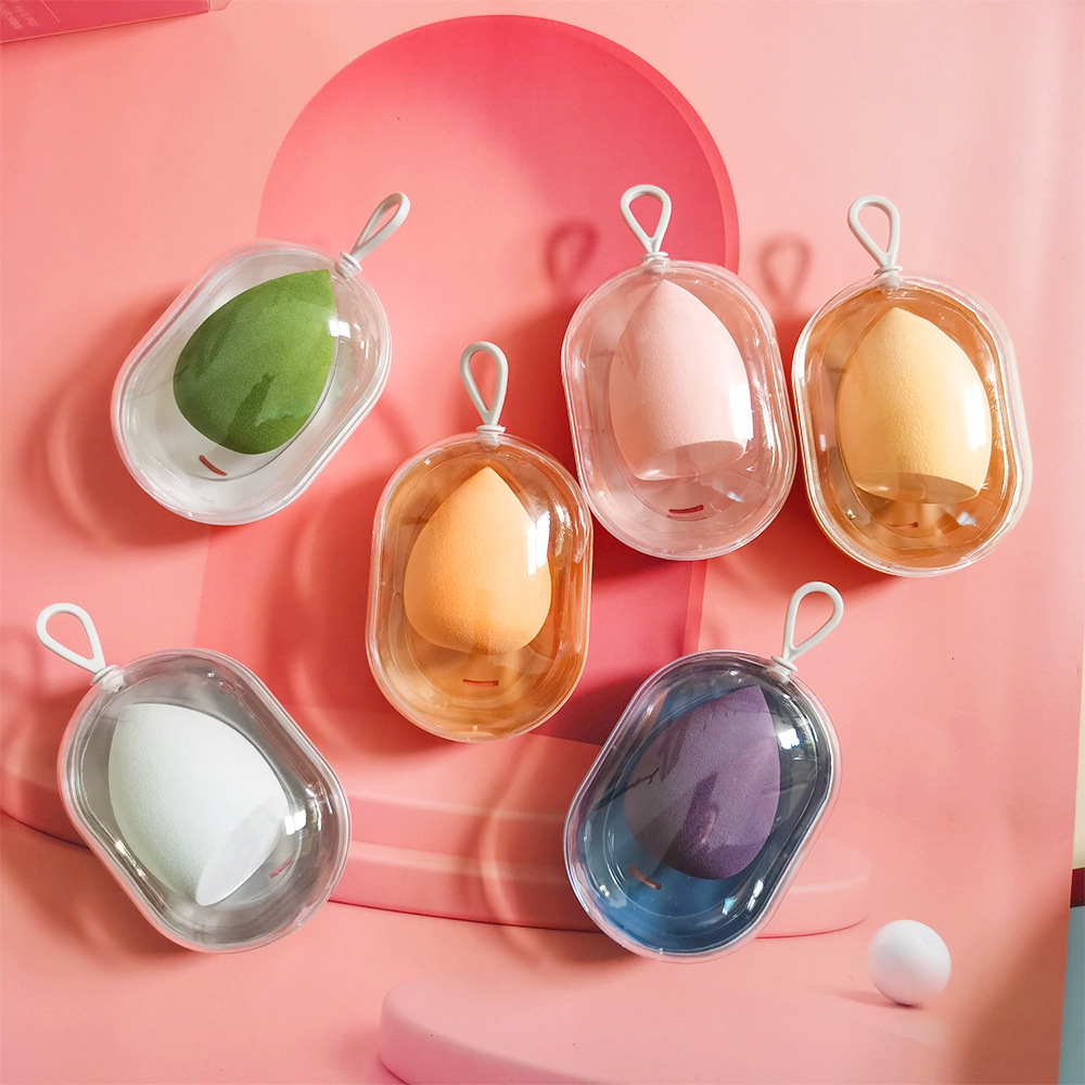 Ventas transfronterizas de cápsulas espaciales, huevos de maquillaje, huevos de maquillaje, cepillo de maquillaje, huevos secos y húmedos, esponja de polvo de huevo.