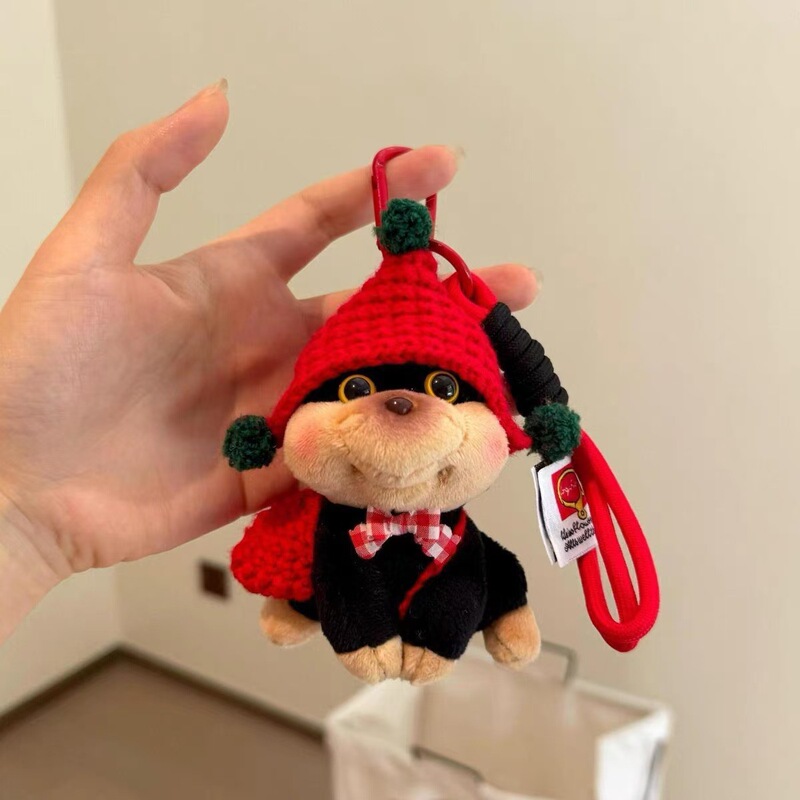 オリジナルのdiyミツバチの子犬のカバンのペンダントの女子学生のぬいぐるみの鍵はリュックサックのかばんを掛けて人形を飾ります。|undefined