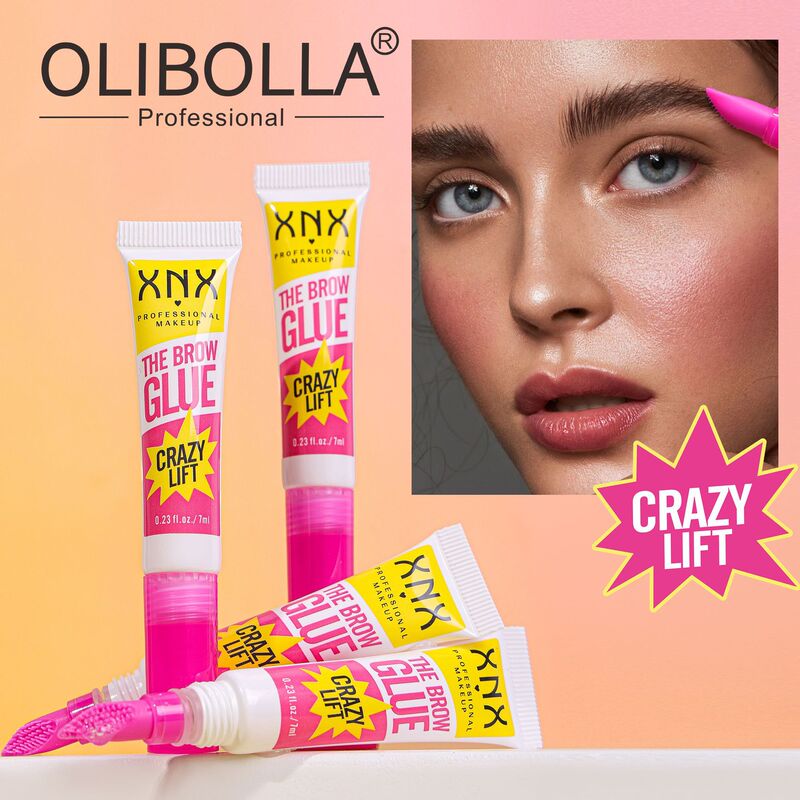 跨境OLIBOLLA定型眉胶立体塑形持久眉毛膏防水持久欧美立体野生眉|undefined
