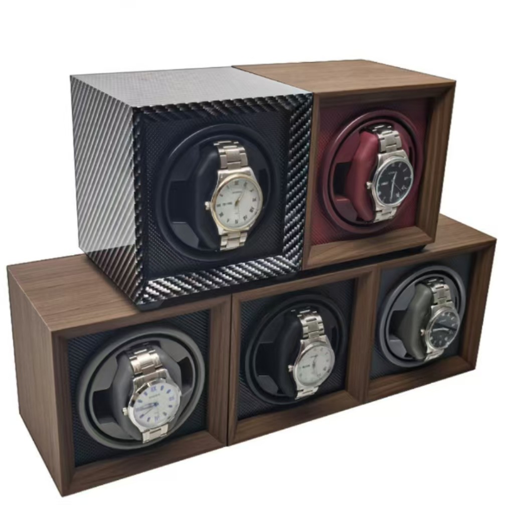 现货手表收纳盒单只腕表机械表擦电款电动摇表器可调3挡家用批发