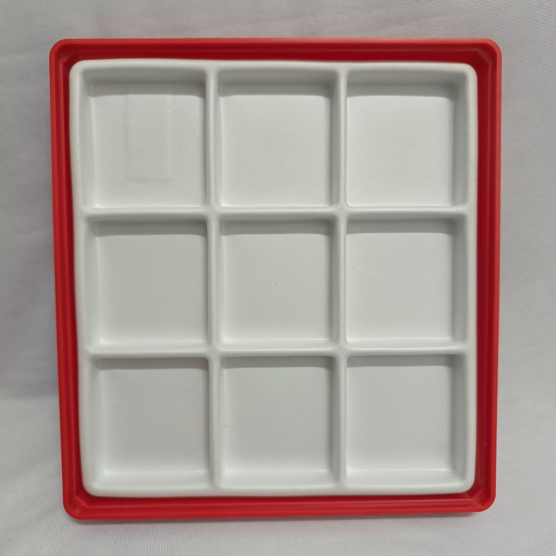 9-Compartment Display Tray, Divided Turnover Tray, Watch Accessories, Watch Clasps, Plastic Tray, Sorting Box with Compartments, Plastic Box, Jewelry Box