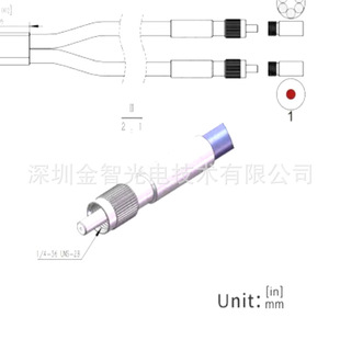 Jinzhi Fiber Optic Connector Provides Transmission Invasive Fiber Optic Connector for Medical Equipment