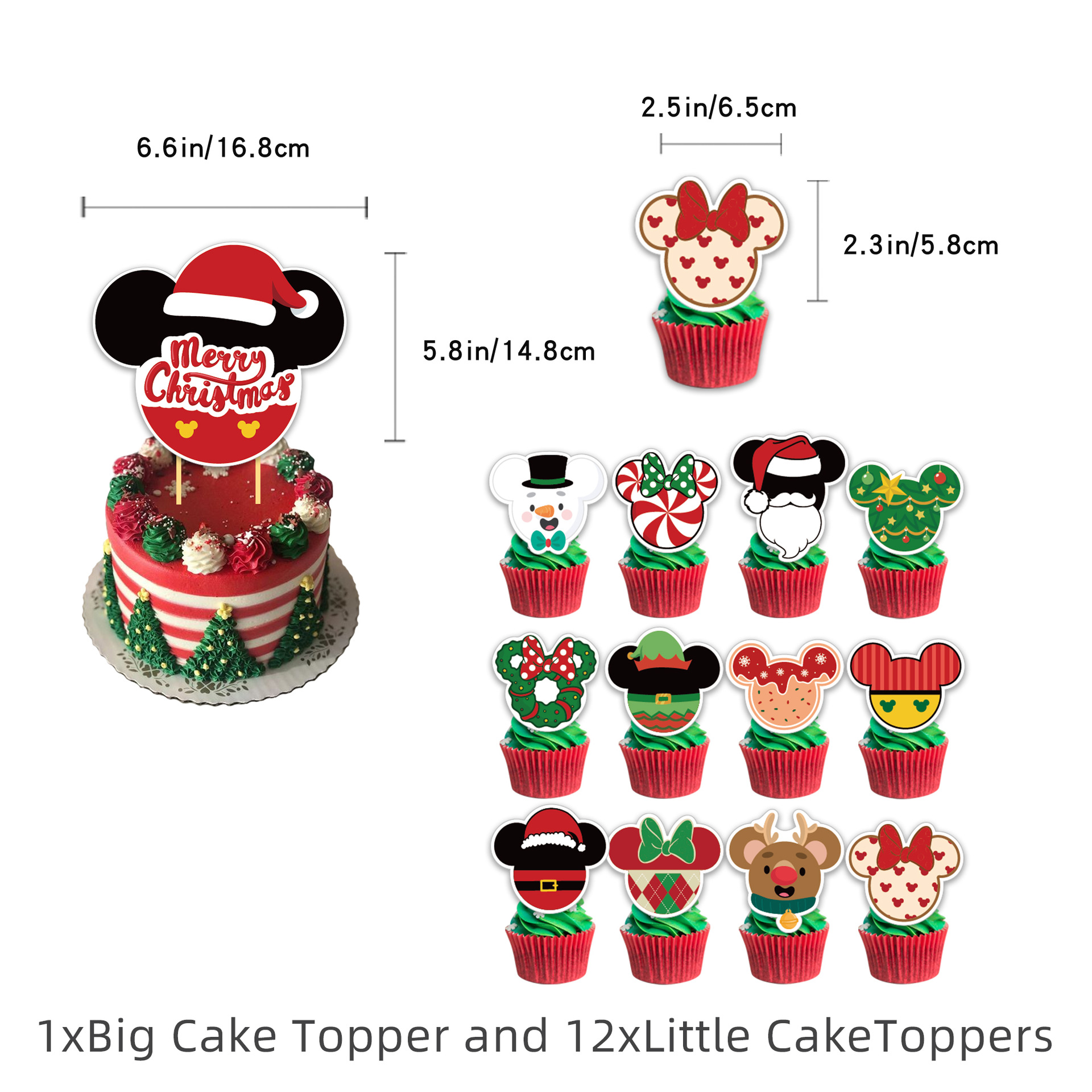 米奇头圣诞主图4