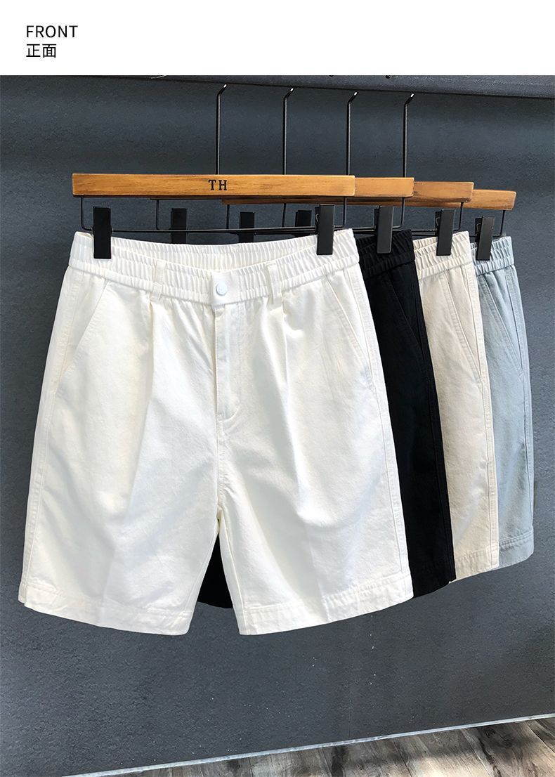 Plus Size Casual Shorts 300kg Capacity Men And Women Summer Style Five Point Pants Trendy Loose Fit Dress Pants_viptrois.com