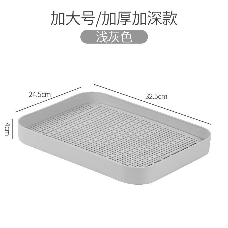 Tazas de doble capa bandeja de drenaje de agua sala de estar hogar taza de mesa taza de menú bandeja taza de almacenamiento profundizar estante de almacenamiento