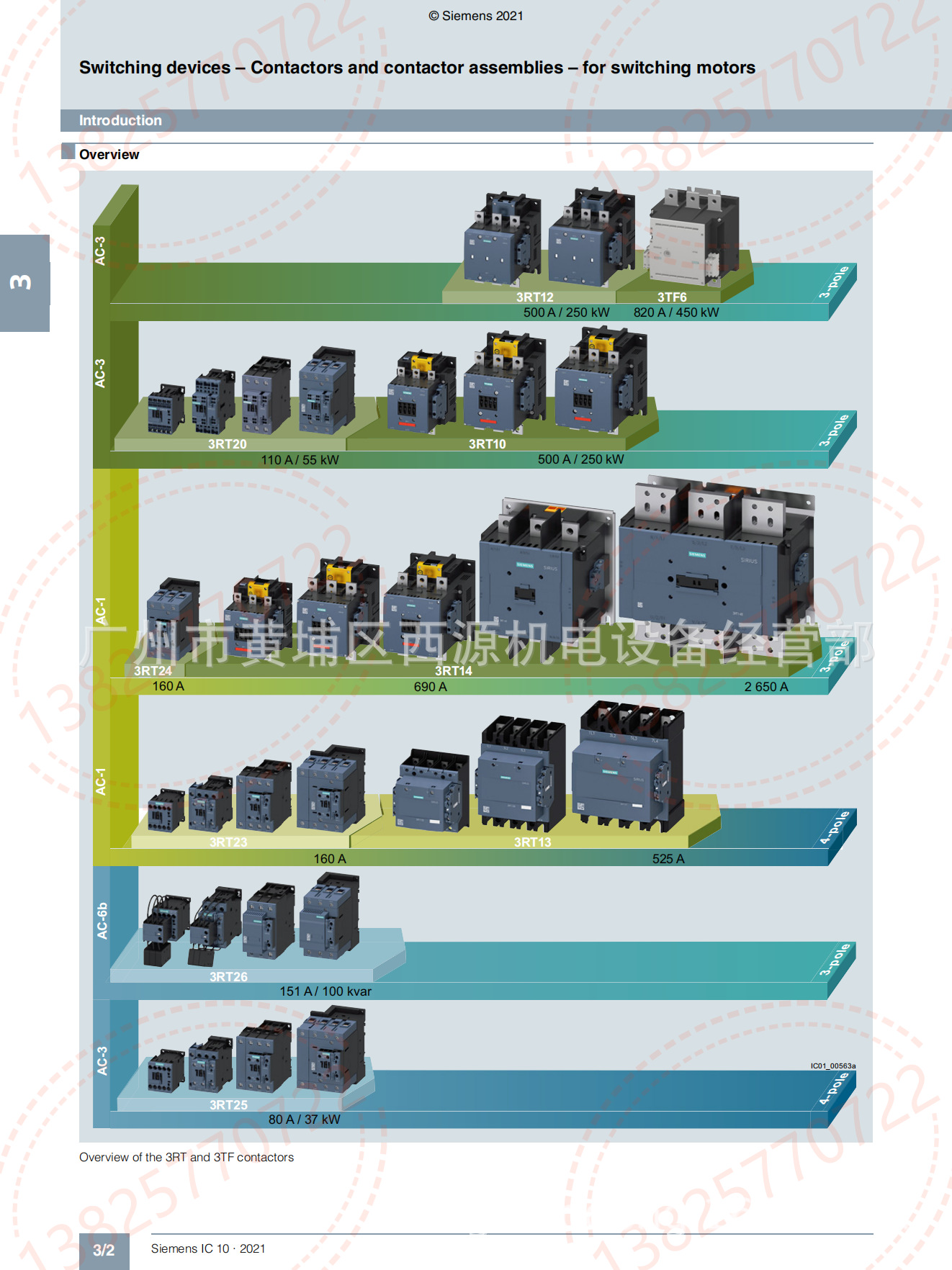 3TF4622-1XM4 西门子直流接触器 2NO+2NC 直流220V