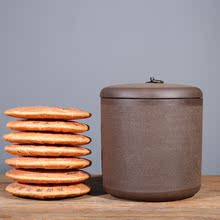 宜興紫砂茶葉罐 大碼號普洱七子餅罐茶缸紫砂茶罐茶盒裝存罐茶罐