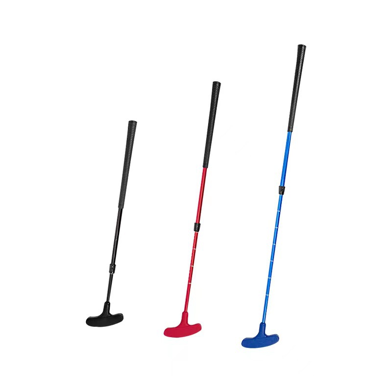Adjustable golf club in red color