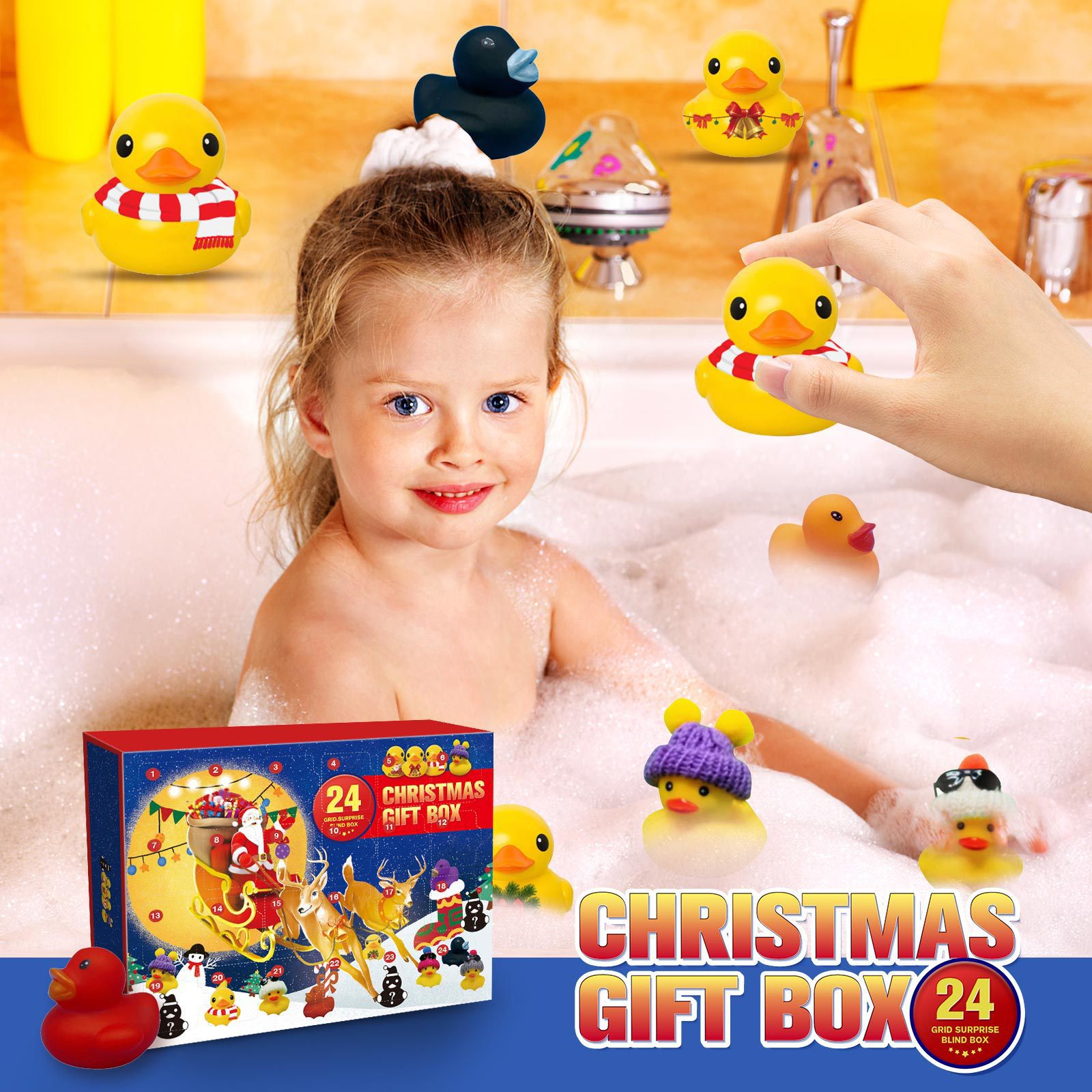 Christmas Rubber Duck Toy 3