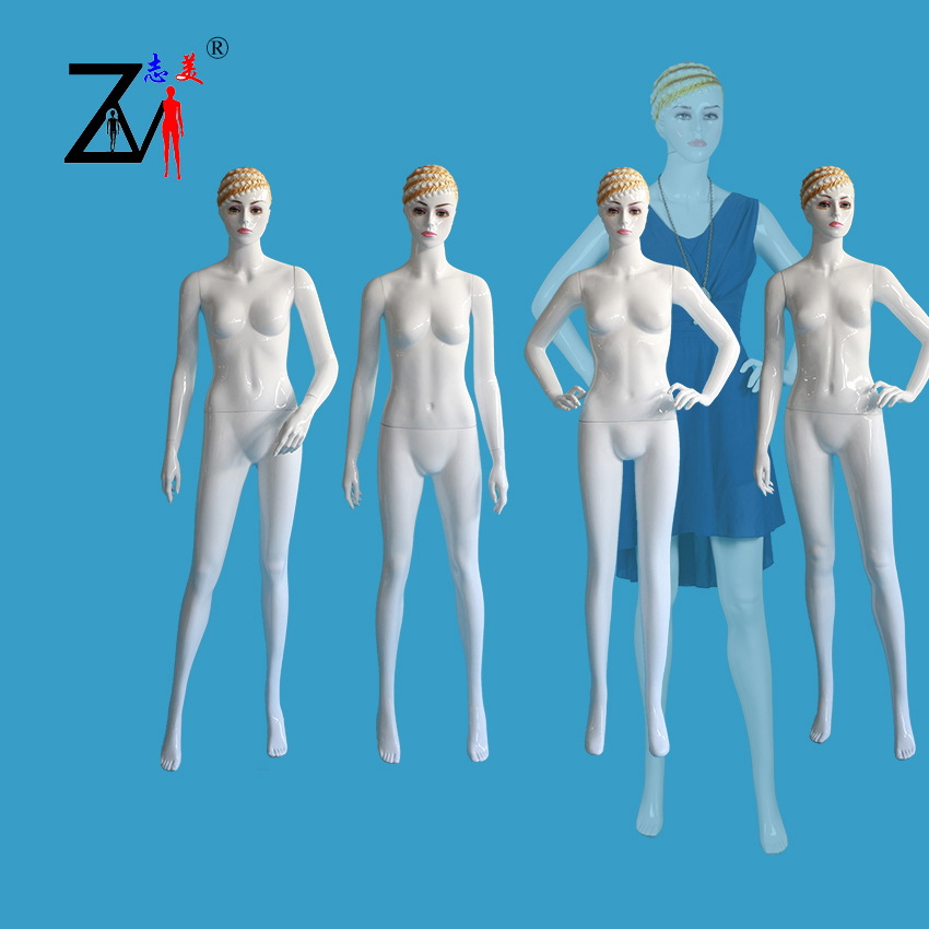 clothing Exhibition model prop whole body Makeup Brightening combination Showcase Wedding dress Molding compound False human body