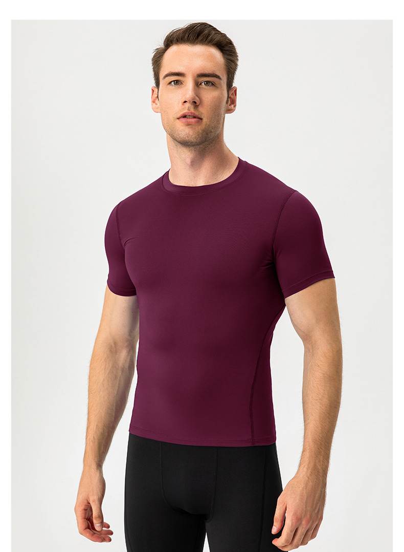 Men's Solid Color T-shirt Men's Clothing display picture 3