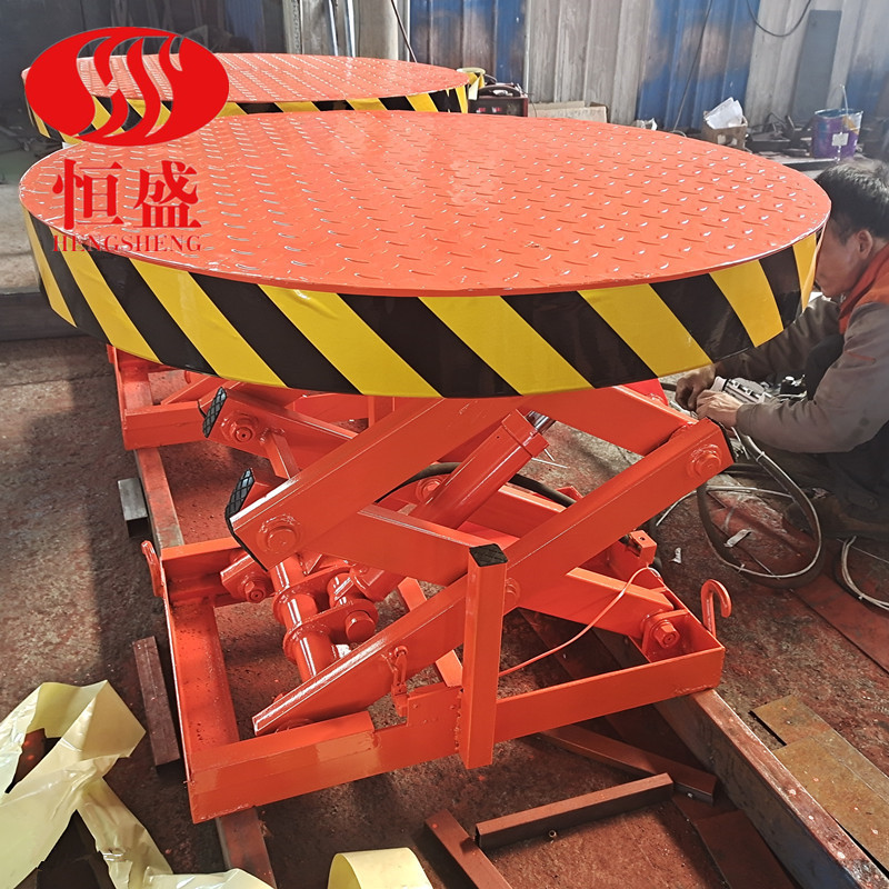 电动升降舞台婚庆演出圆形旋转台  360度旋转展示台 舞台升降机