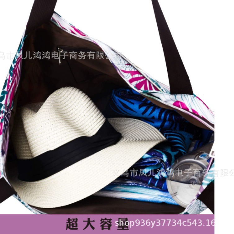 Venta caliente transfronteriza Bolsos de mujer europeos Bolsos de playa populares Bolsos plegables multifuncionales Bolsos de playa de viaje