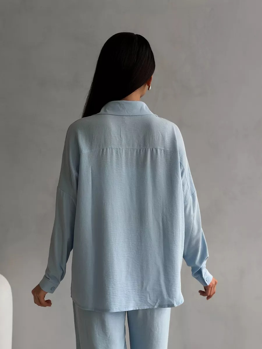 2026 Cross-Border European And American Women's Solid Color Cardigan Pocket Casual Wide-Leg Pants Set_ecoleips.com