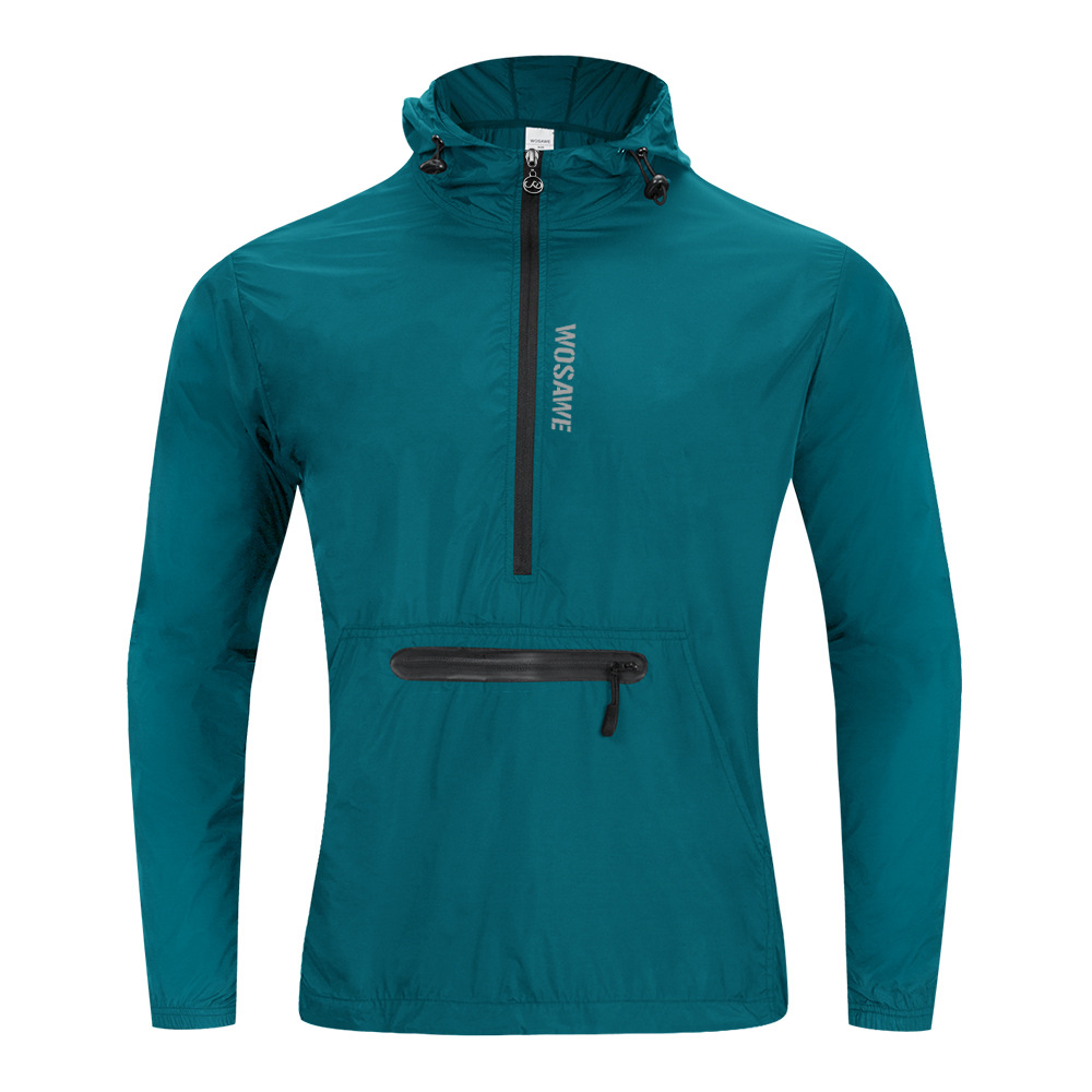 Wosawe bicicleta motocicleta windbreaker primavera y verano impermeable Chaqueta de manga larga ropa de ciclismo ropa de bicicleta