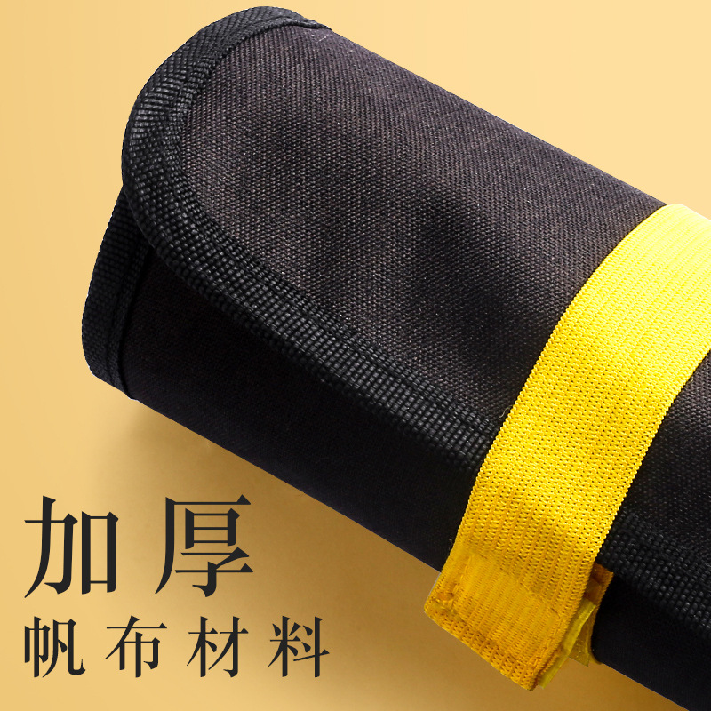 Bolsa de bolígrafo de tela de plomo de color boceto de lápiz especial de pintura de arte 36 colores 36 agujeros portátiles