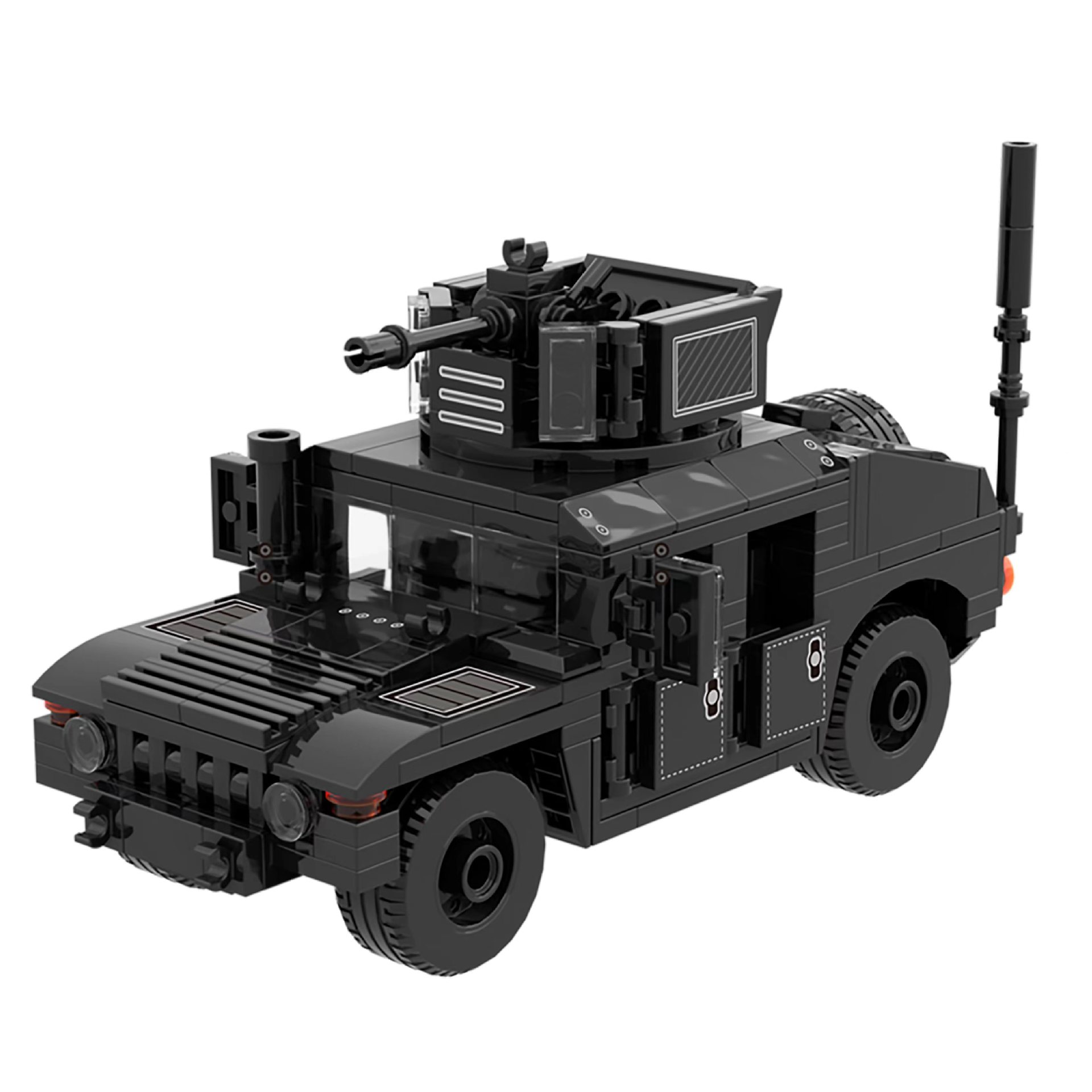 Black Special Police Armored Vehicle 2