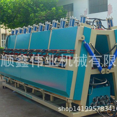 木工机械A字型双面液压拼板机 木门窗加热热压拼板机拼方机组合机