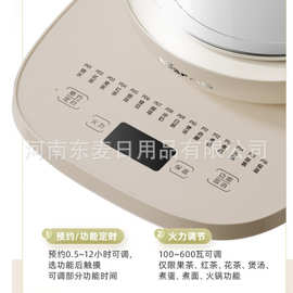 小熊养生壶煮茶器316L不锈钢YSH-E15M3多段保温玻璃电热水壶1.5L
