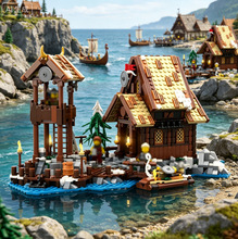 MOC-200311 ά����-������չ������ľģ��С������ͯ����ƴװ��ľ
