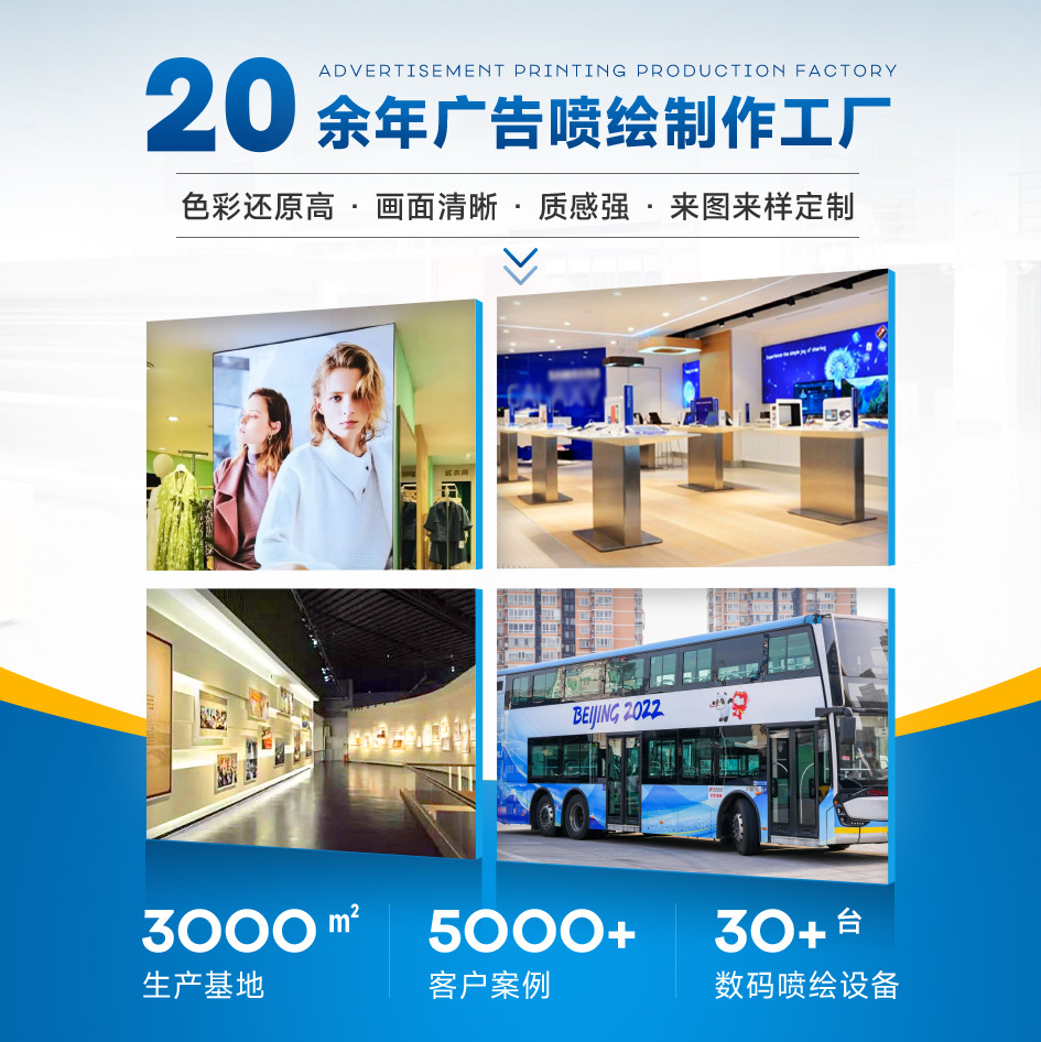 高清UV软膜灯箱LED灯箱无边框 双面吊挂招牌灯箱悬挂灯箱展示牌