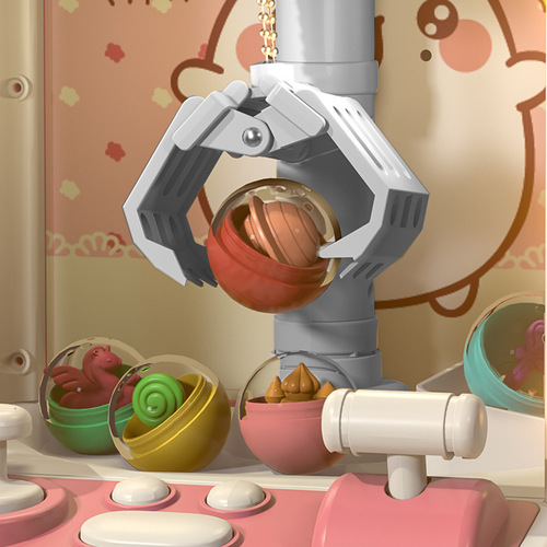 Doll grabbing machine, children's clip doll machine, small household gashapon machine, mini game console, internet celebrity toy for boys and girls