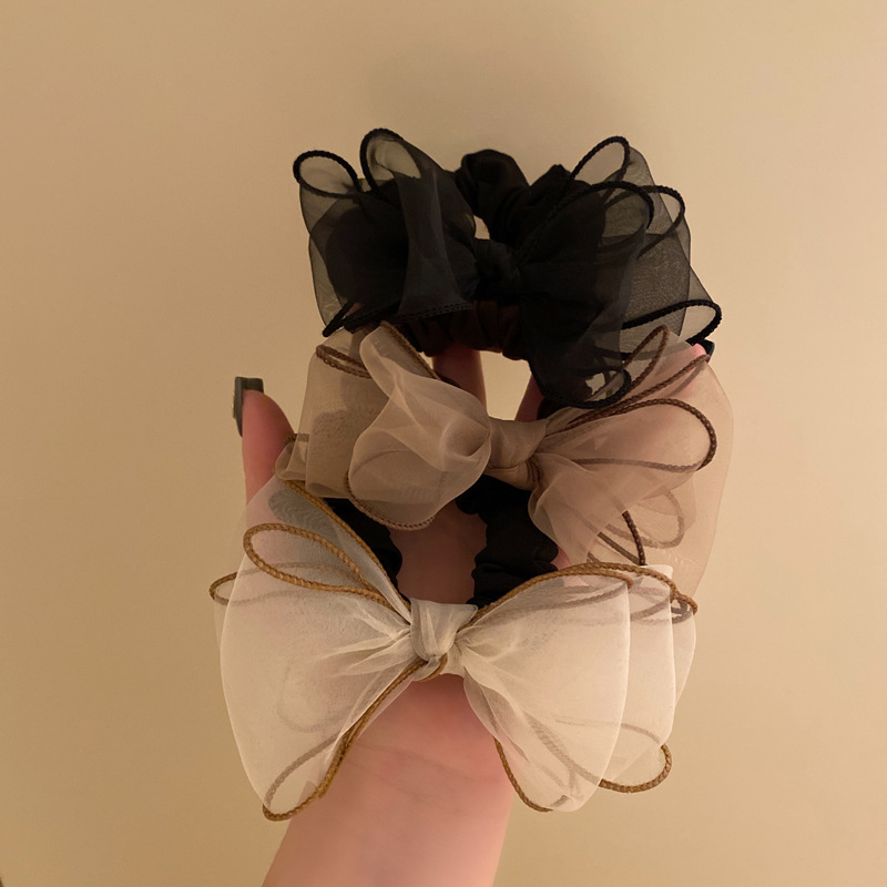 Fashion Style Fashion Bow Knot Cloth Handmade Hair Tie 1 Piece