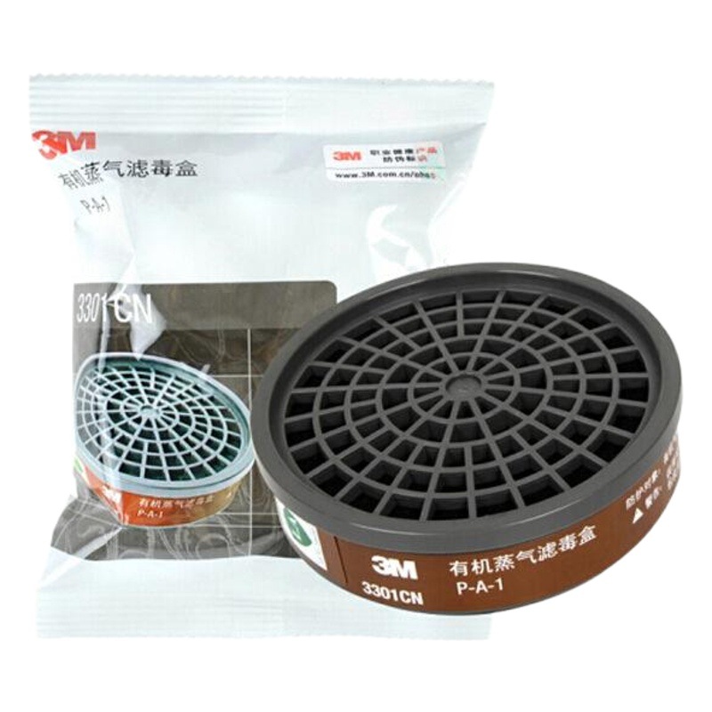 3M3001CN veneno caja de filtro anti-virus máscara veneno caja de filtro de gas orgánico y vapor gasolina disulfuro de carbono