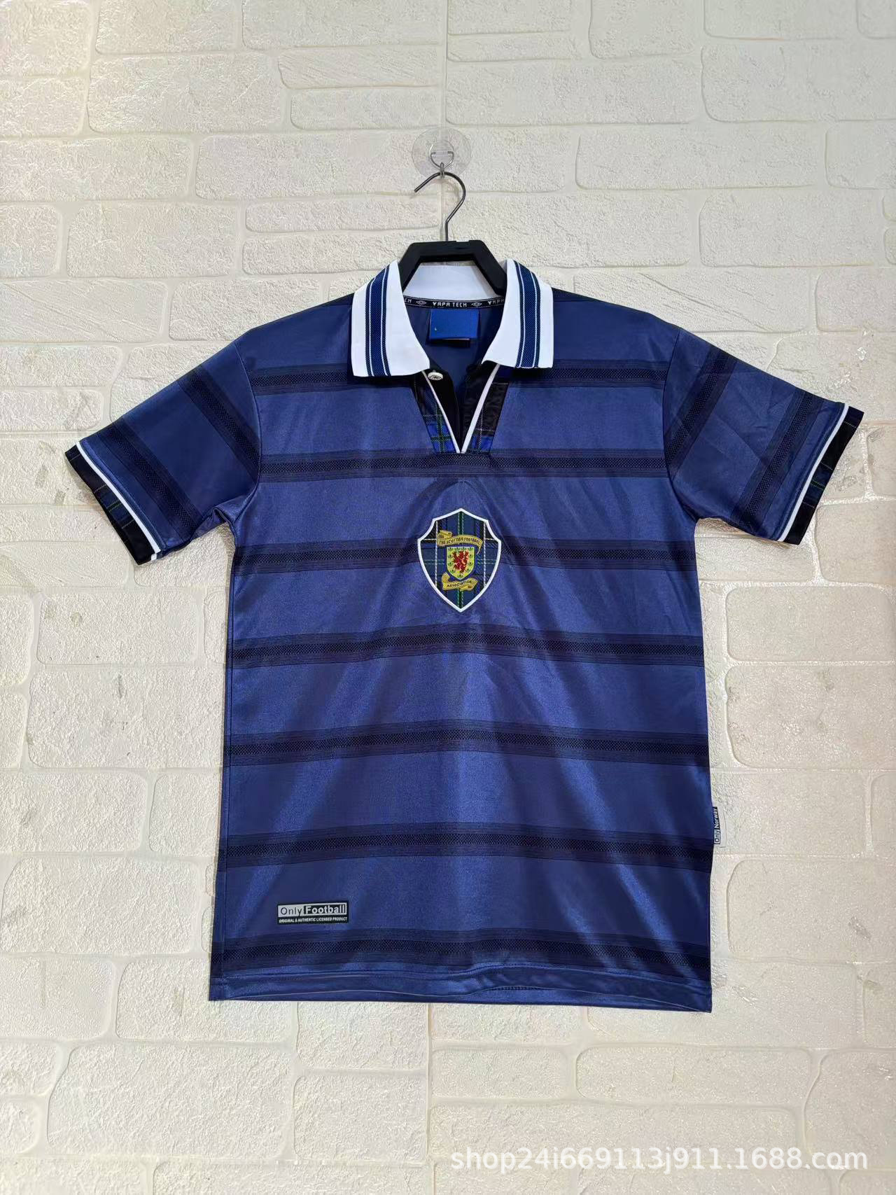 Camiseta de fútbol tailandesa retro Selección nacional Brasil Francia Argentina Portugal Camiseta de manga corta al por mayor Número de impresión