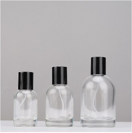 メーカー卸売 30ml 透明香水瓶 スキンケア用品 詰め替えボトル プッシュスプレー ガラス瓶 化粧品サンプル|undefined