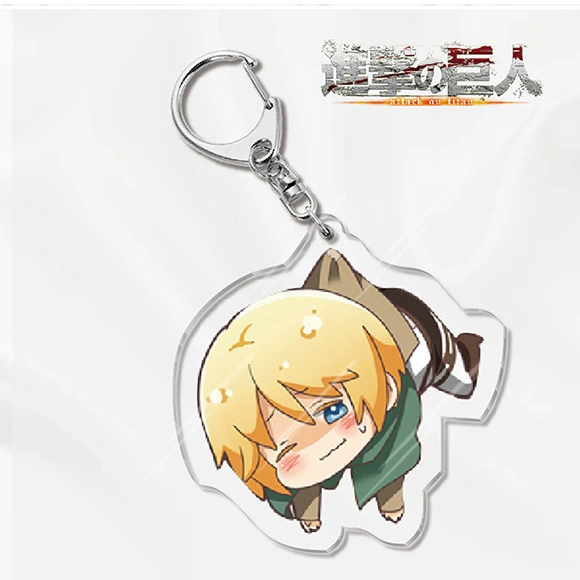 Аниме-игровая атрибутика: акриловый брелок-подвеска Attack on Titan 2 Allen Sanya, креативный подарок