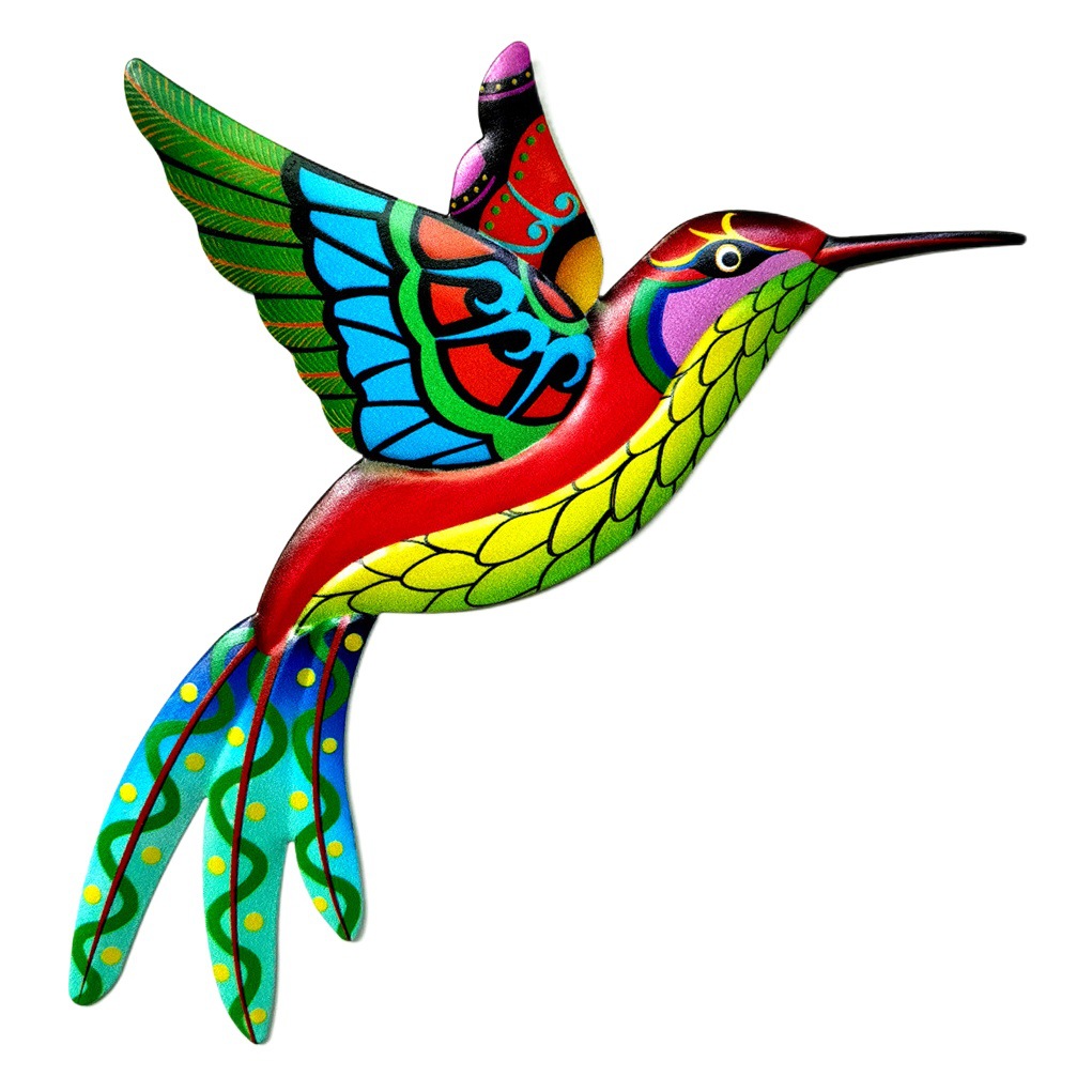 Nuevo Amazon hierro forjado colibrí grande casa colgante de decoración Hardware artesanía Metal