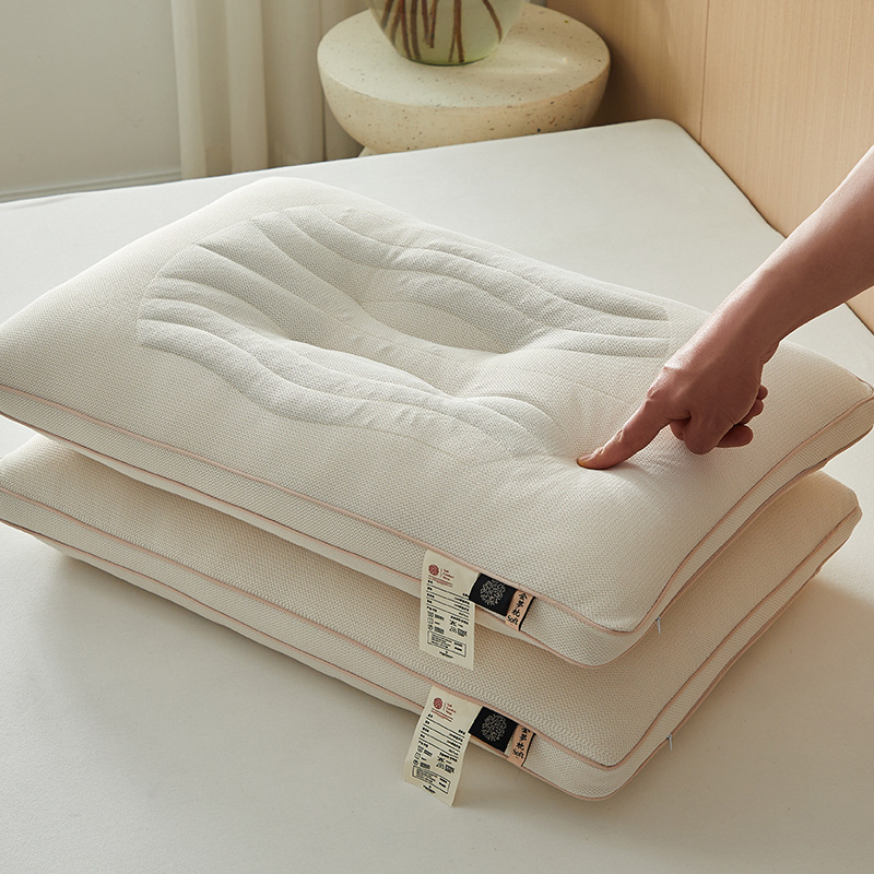 진멘 카시아 파티션 베개-베이지 [싱글 팩]