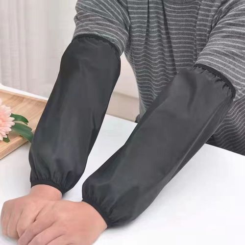 Wholesale PU Cufflinks Manufacturer Waterproof Oil-Proof Leather Sleeve Covers PU Waterproof Cuff Covers Anti-Stain Work Safety Adult