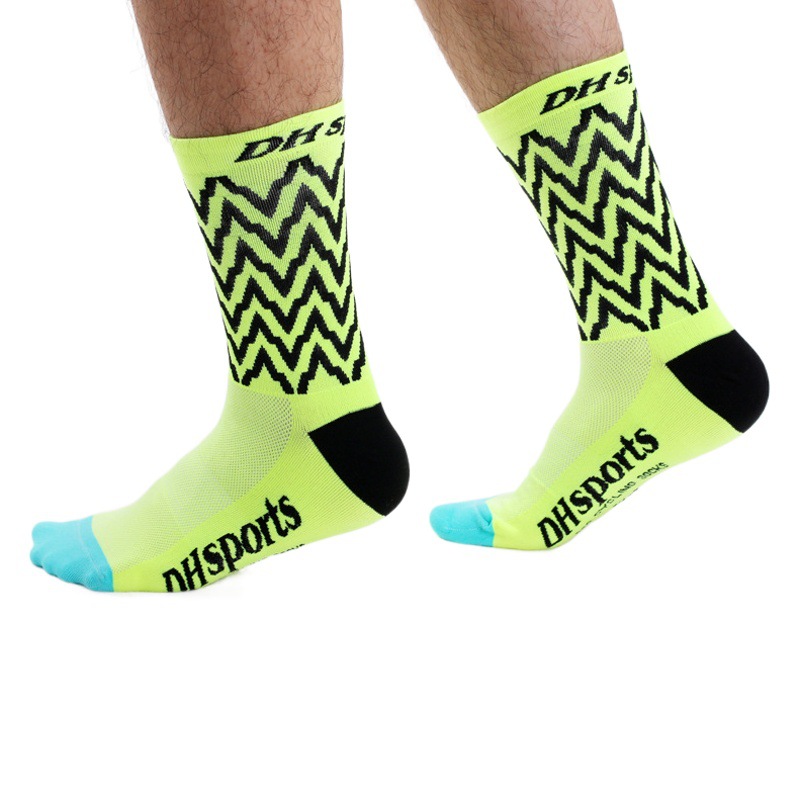 Spot Cycling Socks, Outdoor Cycling Sports Socks, Professional High-Elastic Running Wear-Resistant Breathable Mid-Tube Factory Socks