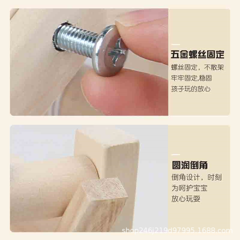 儿童织布机迷你编织机手工diy木质制作毛线幼儿园材料早教具玩具|undefined