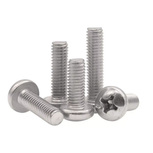 304 stainless steel cross recessed round head screws GB818 semi-round head machine teeth M3M4M5M6M8 cross pan head screws
