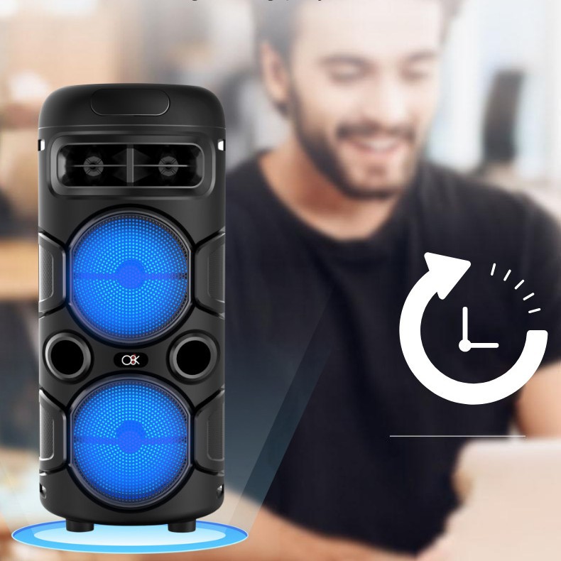 Fabricantes transfronterizos directamente para el comercio exterior nuevos altavoces Bluetooth inalámbricos al aire libre doble 4 portátiles coloridos sonidos de escritorio domésticos