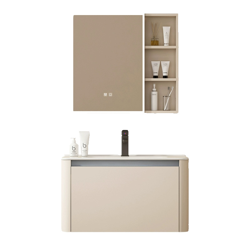 Cajón de abeja de aire de crema gabinete de baño cerámica pequeña casa en una bañera lavabo lavabo