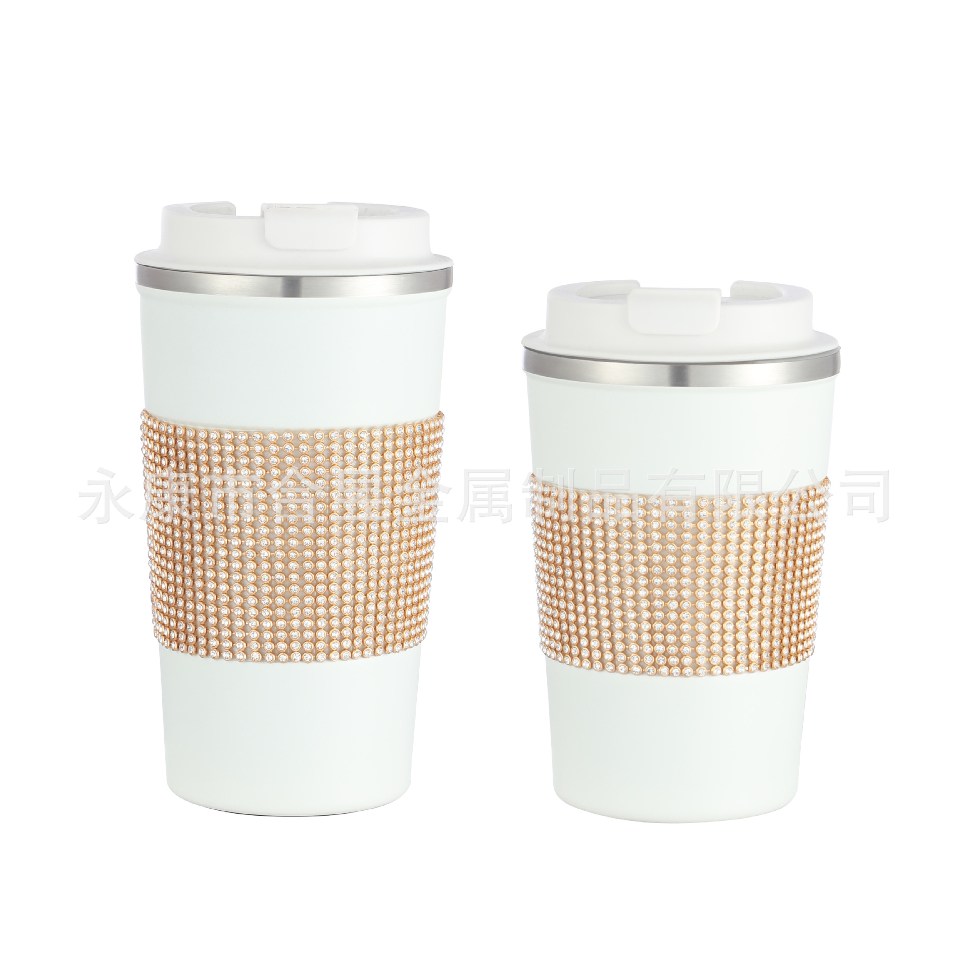 El Acero inoxidable caliente de la venta del Amazonas aisló la taza de café Diamante-integrada